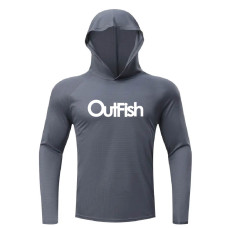 Hoodie Quick Dry Grey by Outfish Hoodie Quick Dry Grey by Outfish