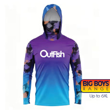 Hoodie PRO Quick Dry Rainbow BIG BOYS Range by Outfish Hoodie PRO Quick Dry Rainbow BIG BOYS Range by Outfish