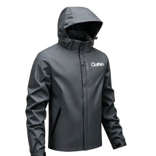 Rain Jacket by Outfish Grey with FREE DELIVERY Rain Jacket by Outfish Grey with FREE DELIVERY