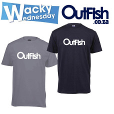Wacky Wednesday SET OF 2 OUTFISH COTTON T-SHIRTS