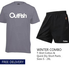 COMBO Outfish T-Shirt Cotton & Short Pants Quick Dry COMBO Outfish T-Shirt Cotton & Short Pants Quick Dry