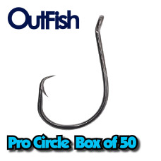 Pro Circle Hooks Size 1/0 BOX OF 50
