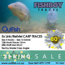 Spring Sale FISHBOY CARP Link/Rietvlei Version Traces Set of 5 Spring Sale FISHBOY CARP Link/Rietvlei Version Traces Set of 5