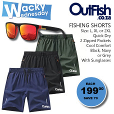 Wacky Wednesday Fishing Shorts & Sunglasses Wacky Wednesday Fishing Shorts & Sunglasses