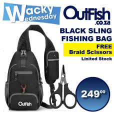 Wacky Black Sling Bag + FREE BRAID SCISSORS