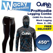 Wacky PRO Hoodie Camo + Black Legging Combo FREE DELIVERY